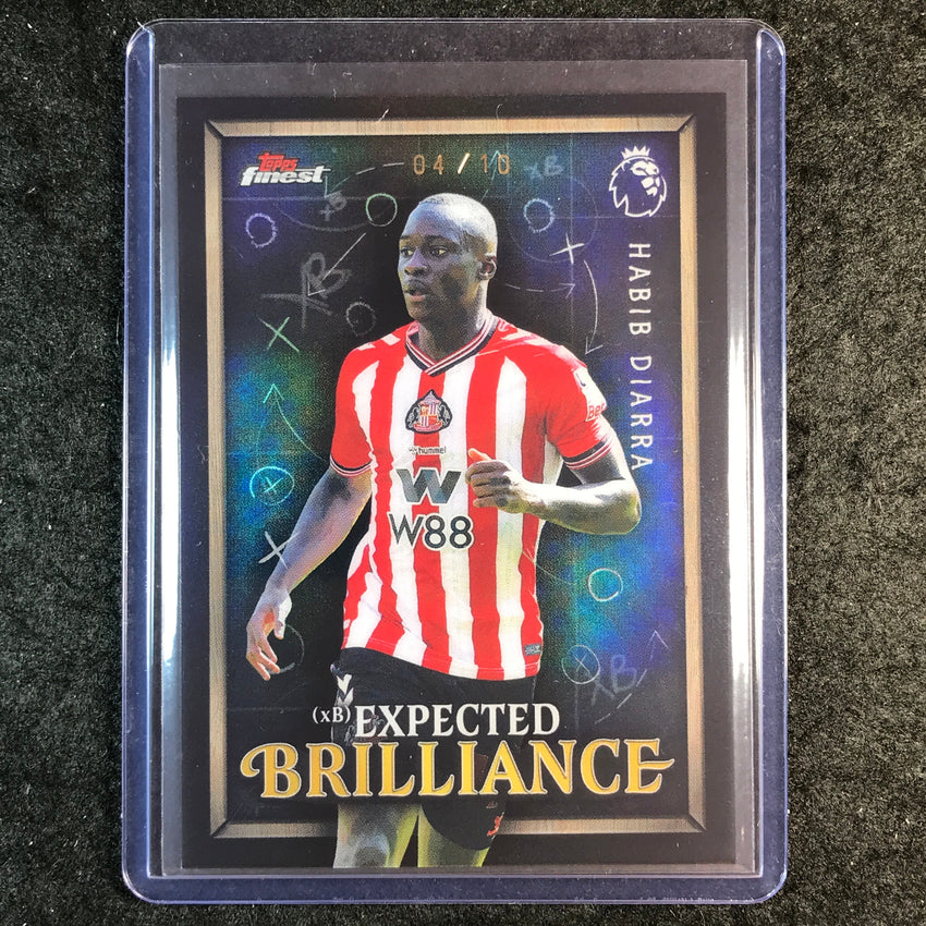2026 Topps Finest Premier League HABIB DIARRA Expected Brilliance Black 4/10 #34