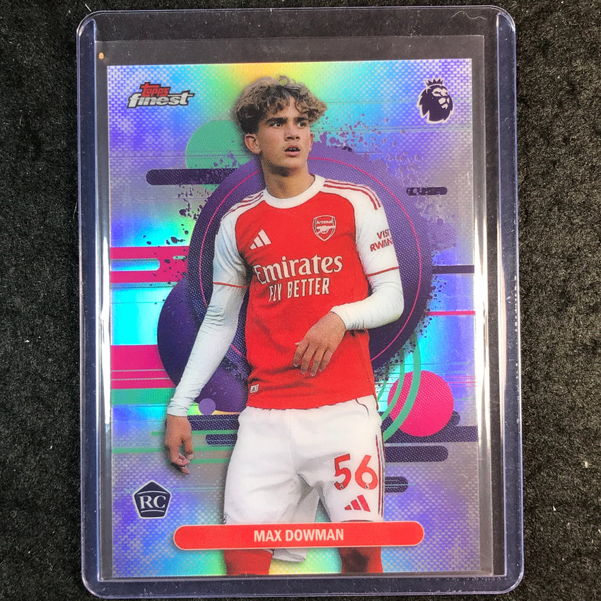 2026 Topps Finest Premier League MAX DOWMAN Rookie Uncommon Refractor #108