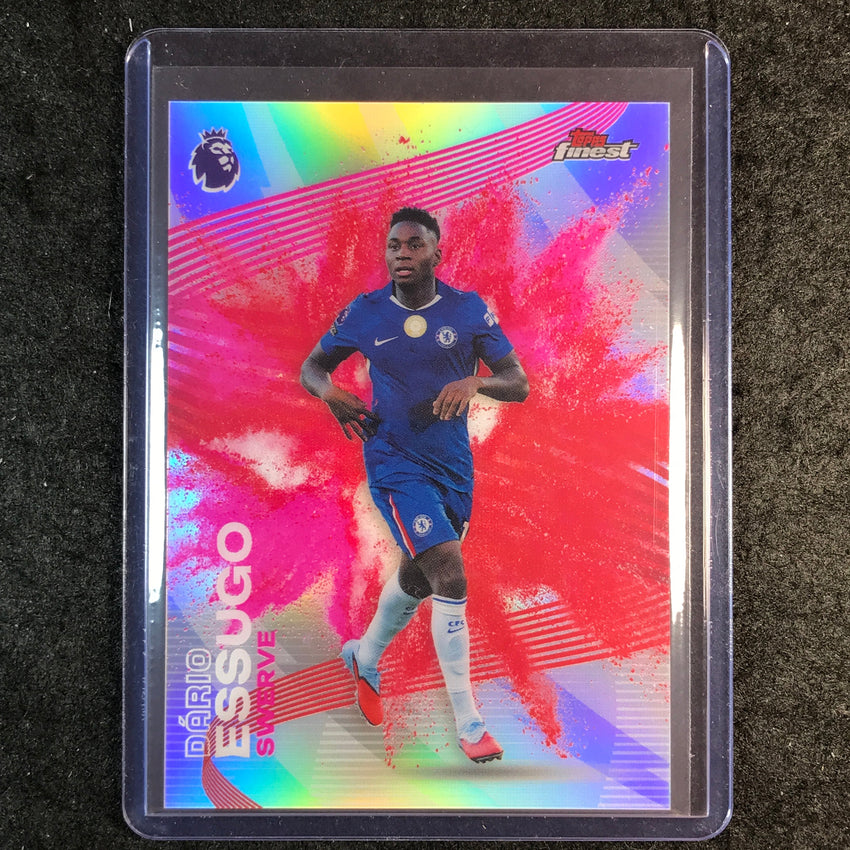 2026 Topps Finest Premier League DARIO ESSUGO Swerve Fusion Pink Red SP #13