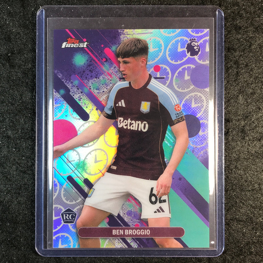 2026 Topps Finest Premier League BEN BROGGIO Rookie Common Saturday 3PM SSP #9