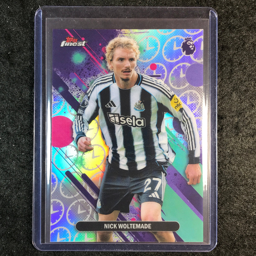 2026 Topps Finest Premier League NICK WOLTEMADE Common Saturday 3PM SSP #77