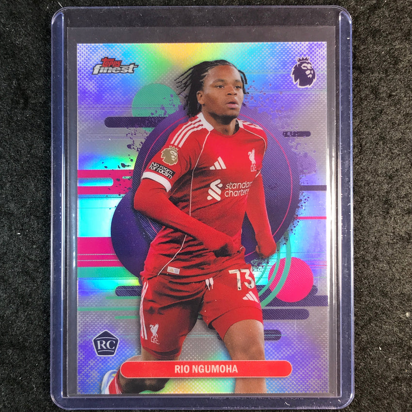 2026 Topps Finest Premier League RIO NGUMOHA Rookie Uncommon Refractor #155