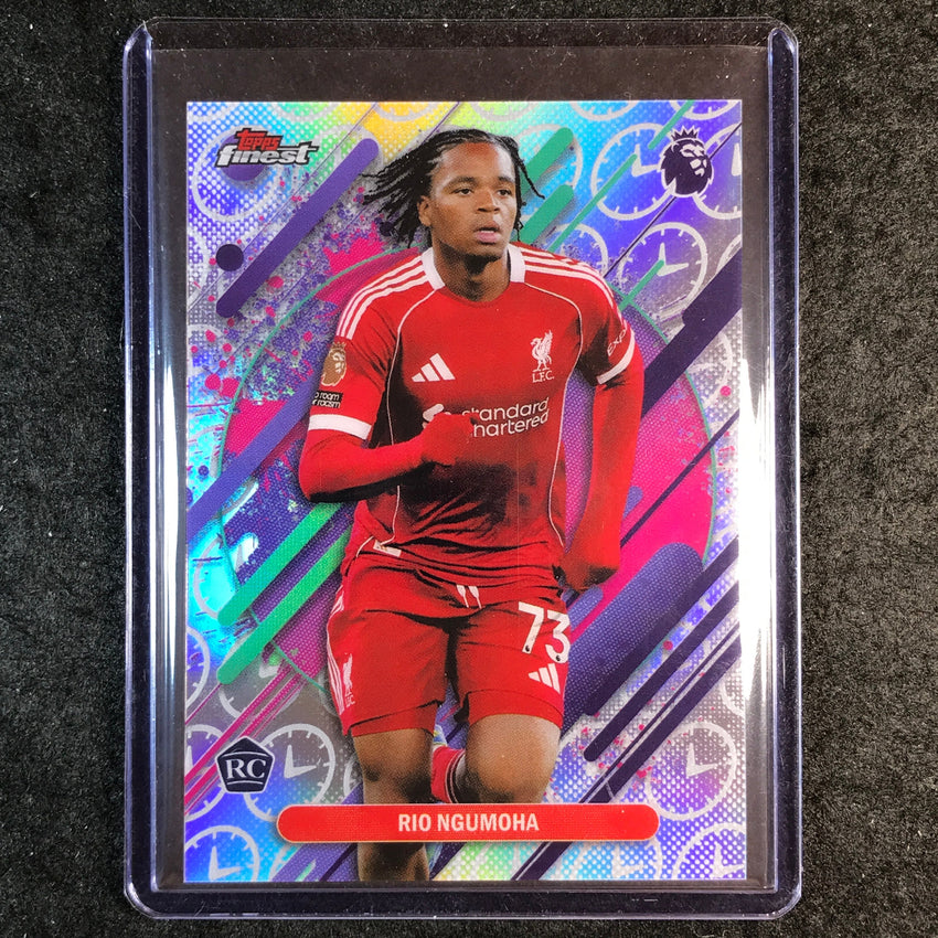 2026 Topps Finest Premier League RIO NGUMOHA Rookie Rare Saturday 3PM SSP #257
