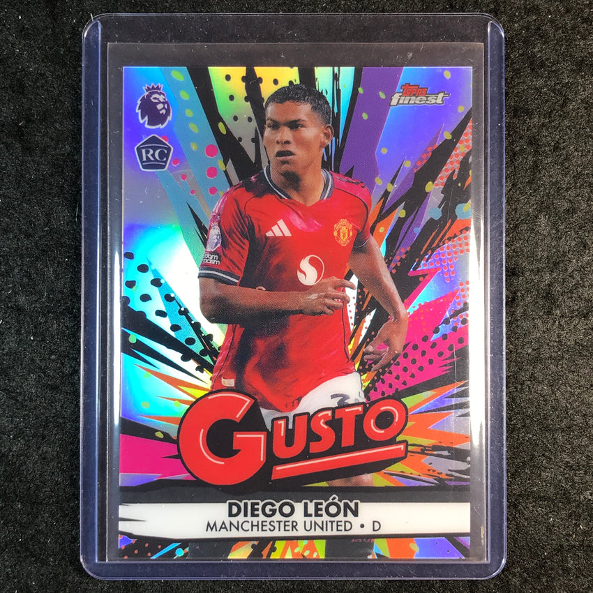 2026 Topps Finest Premier League DIEGO LEON Gusto Rookie SSP #4