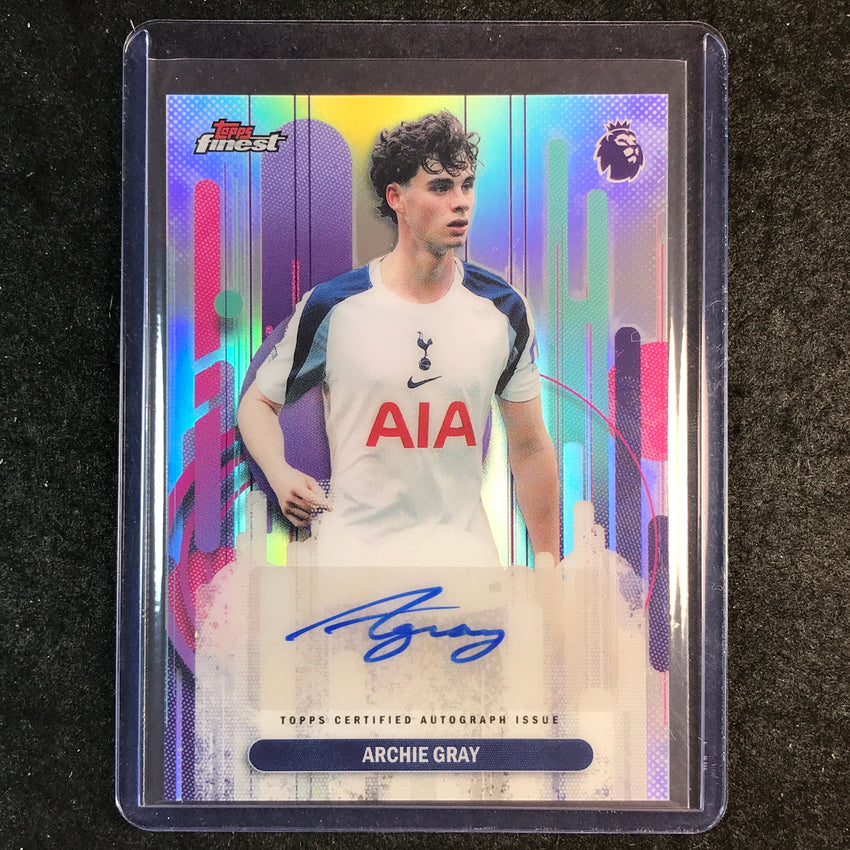 2026 Topps Finest Premier League ARCHIE GRAY Finest Auto Refractor #FAC-AG