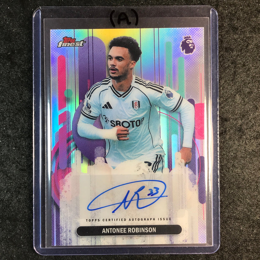 2026 Topps Finest Premier League ANTONEE ROBINSON Auto Refractor #FAC-AR (A)