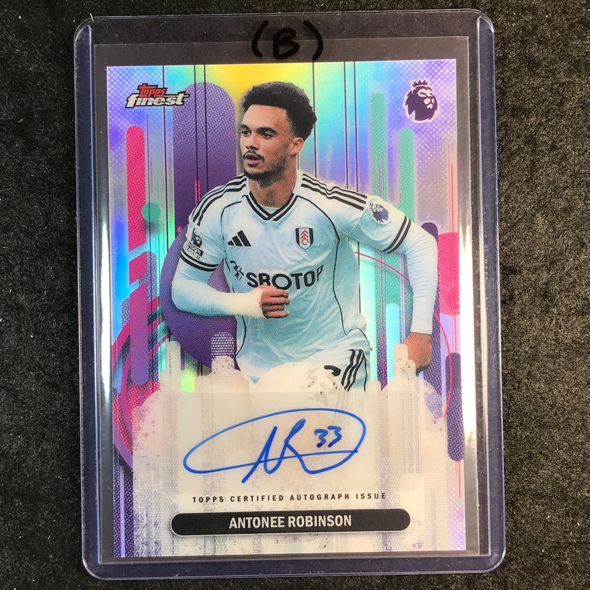 2026 Topps Finest Premier League ANTONEE ROBINSON Auto Refractor #FAC-AR (B)
