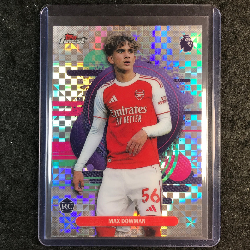 2026 Topps Finest Premier League MAX DOWMAN Rookie Uncommon Checkerboard #108
