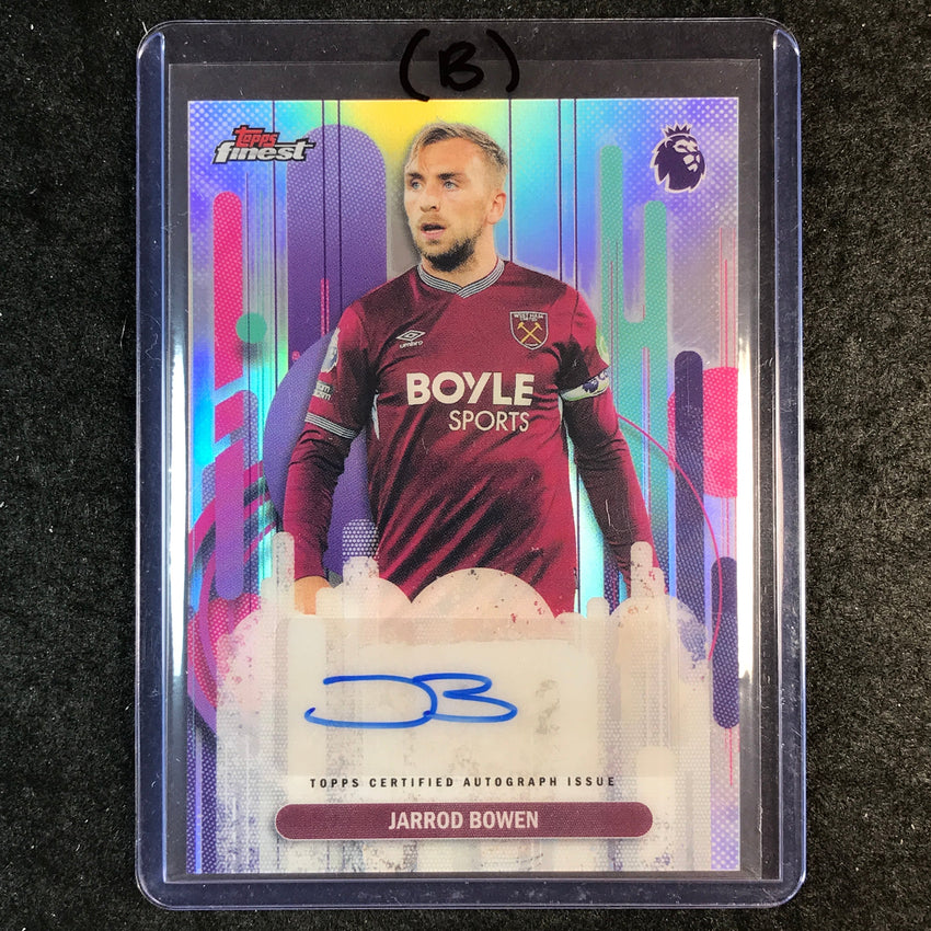 2026 Topps Finest Premier League JARROD BOWEN Finest Auto Refractor #FAC-BO (B)