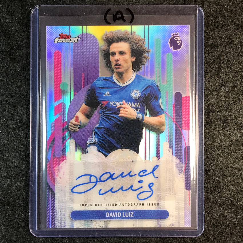 2026 Topps Finest Premier League DAVID LUIZ Finest Auto Refractor #FAC-DL (A)