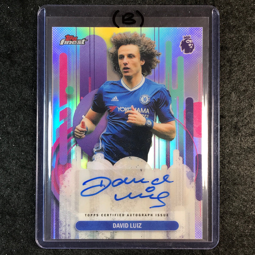 2026 Topps Finest Premier League DAVID LUIZ Finest Auto Refractor #FAC-DL (B)