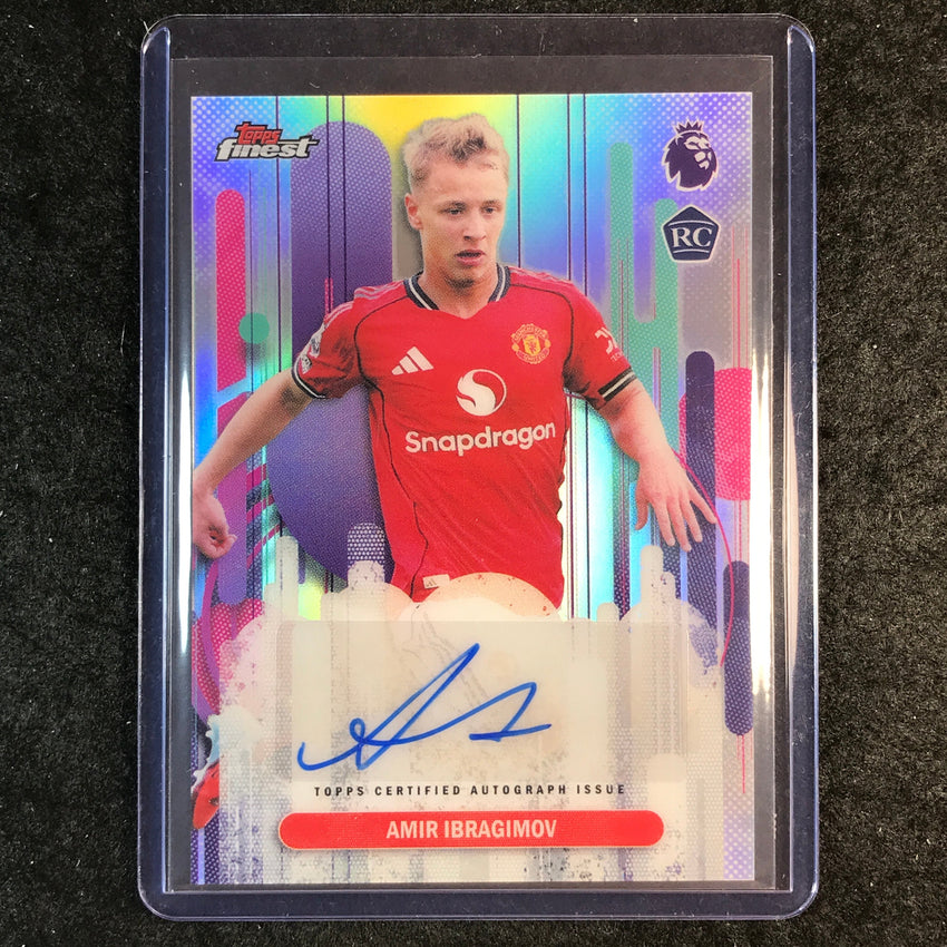 2026 Topps Finest Premier League AMIR IBRAGIMOV Rookie Auto Refractor #FAC-IB