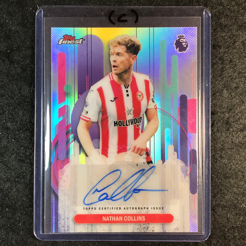 2026 Topps Finest Premier League NATHAN COLLINS Auto Refractor #FAC-NC (C)
