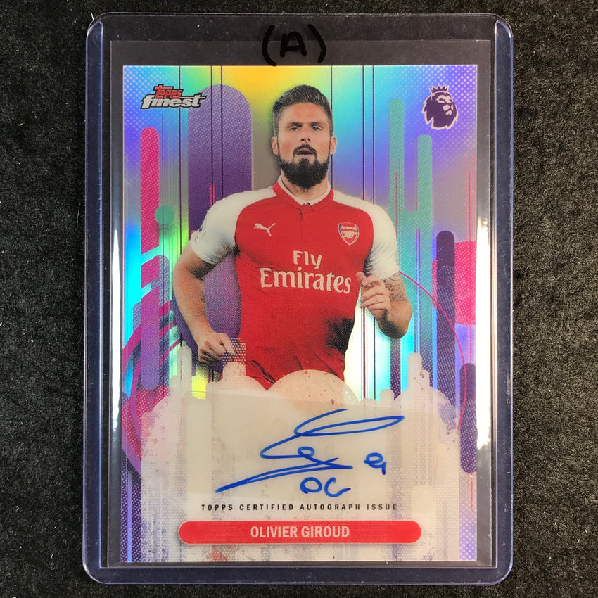 2026 Topps Finest Premier League OLIVIER GIROUD Auto Refractor #FAC-OG (A)