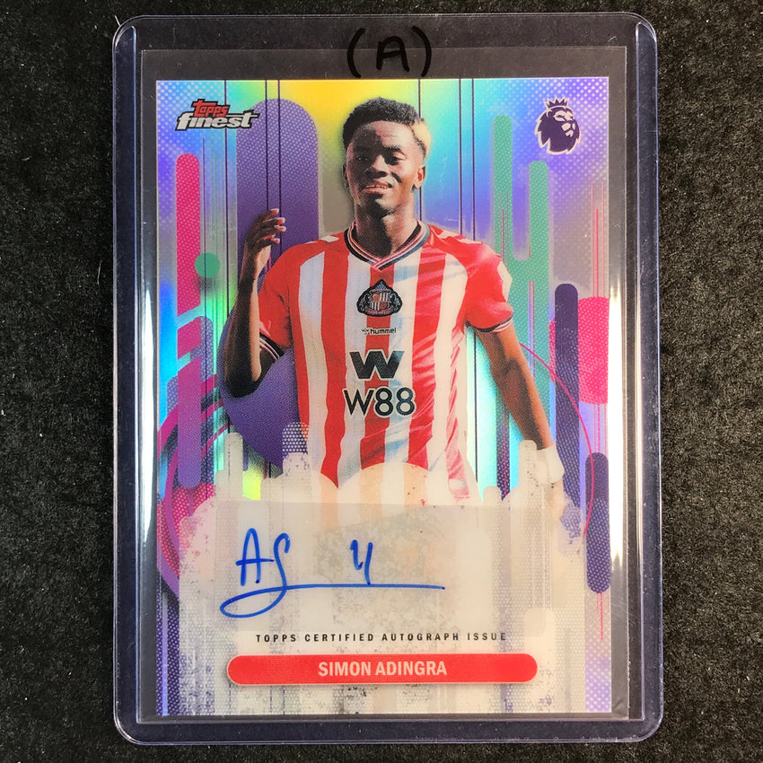 2026 Topps Finest Premier League SIMON ADINGRA Finest Auto Refractor #FAC-SA (A)