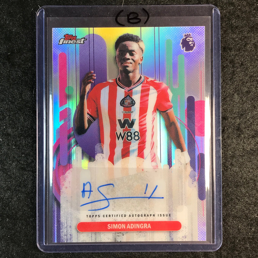 2026 Topps Finest Premier League SIMON ADINGRA Finest Auto Refractor #FAC-SA (B)
