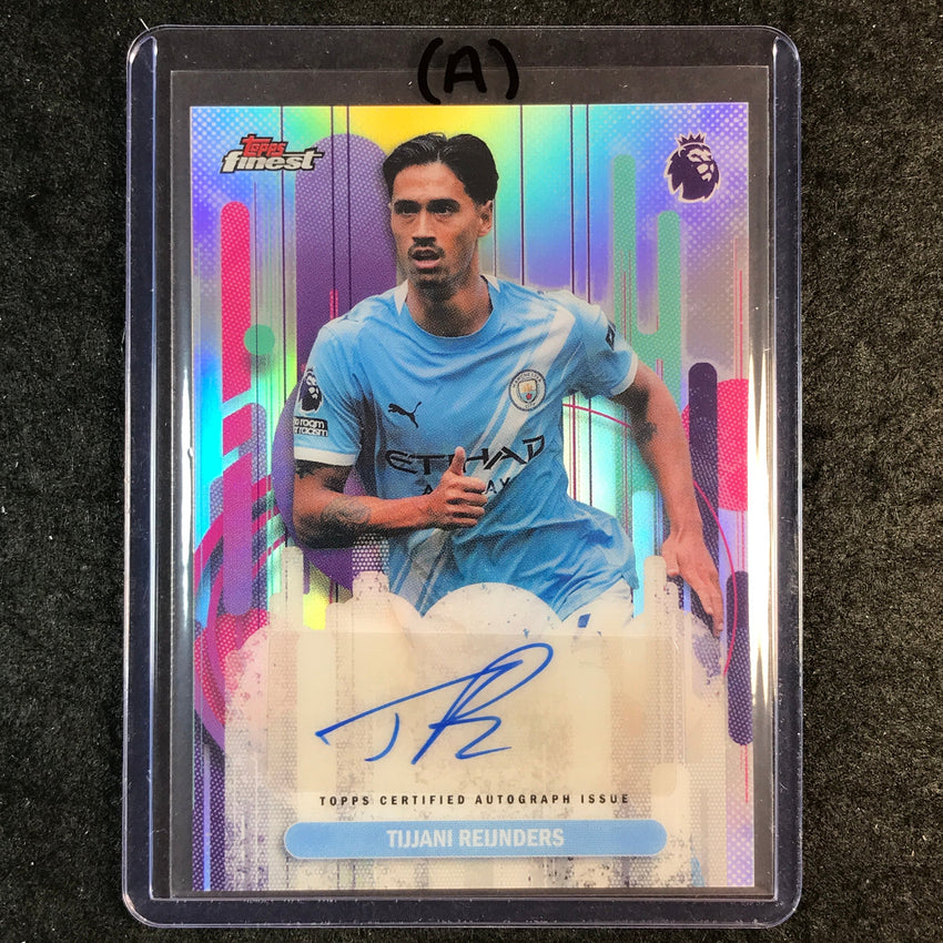 2026 Topps Finest Premier League TIJJANI REIJNDERS Auto Refractor #FAC-TR (A)