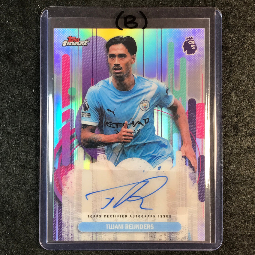 2026 Topps Finest Premier League TIJJANI REIJNDERS Auto Refractor #FAC-TR (B)