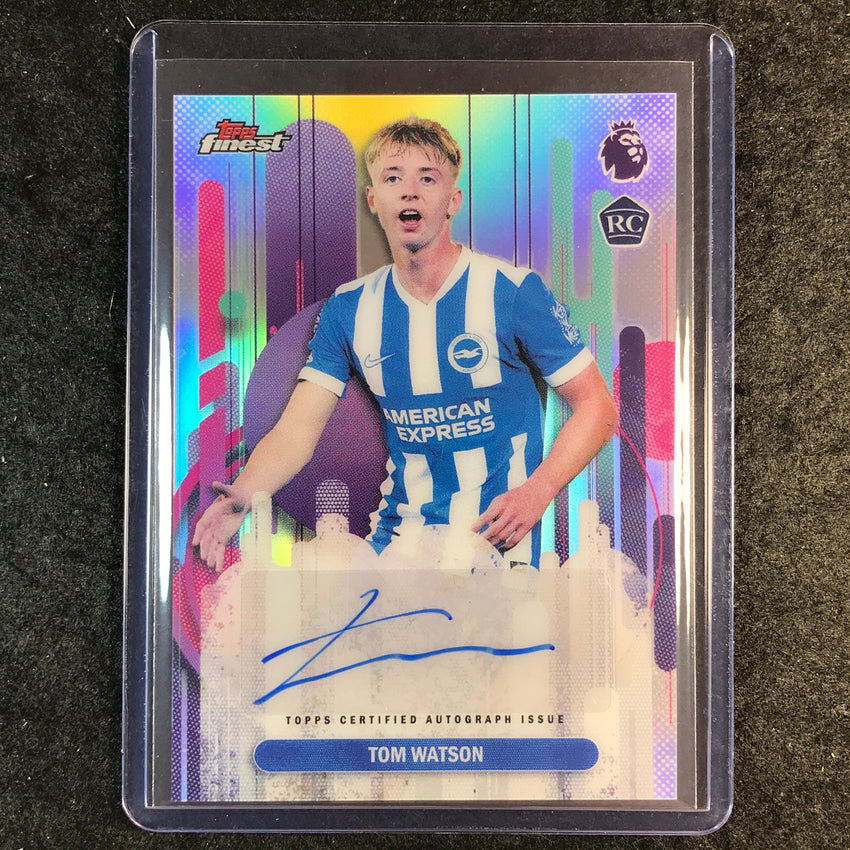2026 Topps Finest Premier League TOM WATSON Finest Rookie Auto Refractor #FAC-TW
