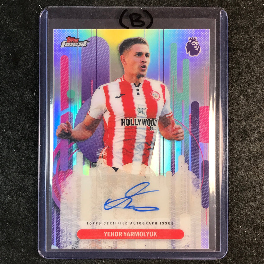 2026 Topps Finest Premier League YEHOR YARMOLYUK Auto Refractor #FAC-YY (B)