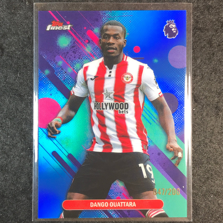 2026 Topps Finest Premier League DANGO OUATTARA Common Blue /200 #15