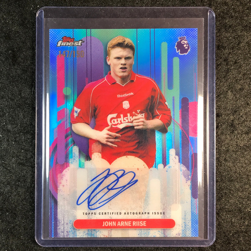 2026 Topps Finest Premier League JOHN ARNE RIISE Finest Auto Sky Blue 147/150