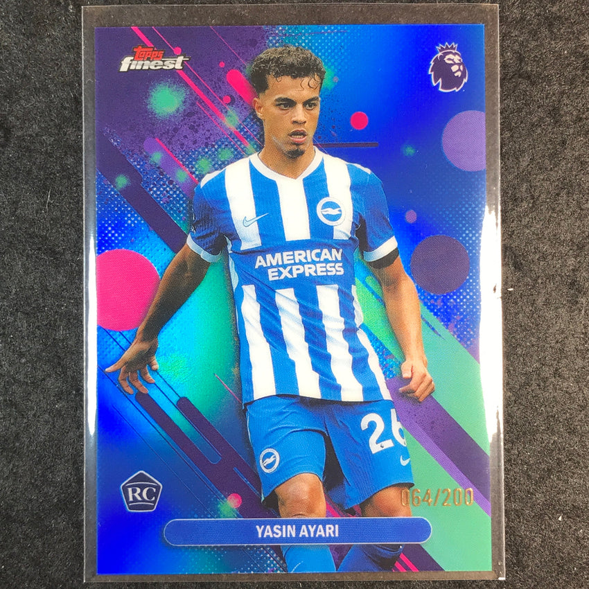 2026 Topps Finest Premier League YASIN AYARI Rookie Common Blue /200 #18