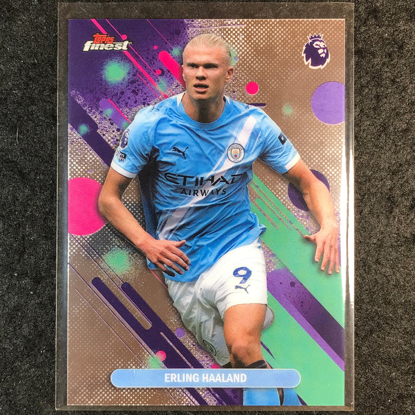 2026 Topps Finest Premier League ERLING HAALAND Common Base #61