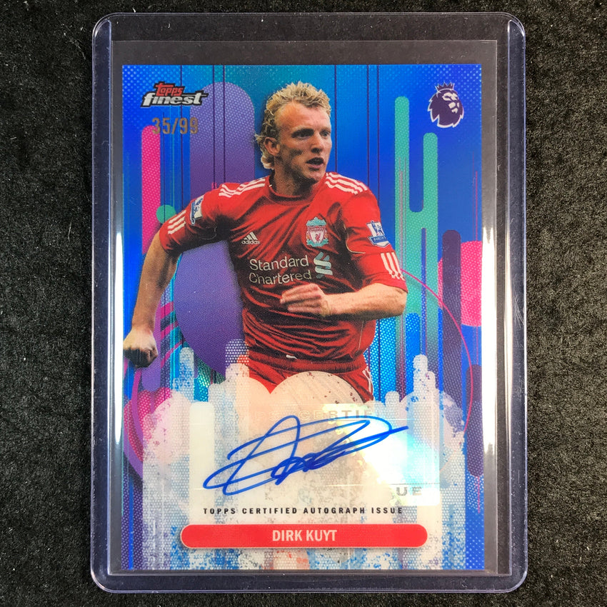 2026 Topps Finest Premier League DIRK KUYT Finest Auto Blue 35/99
