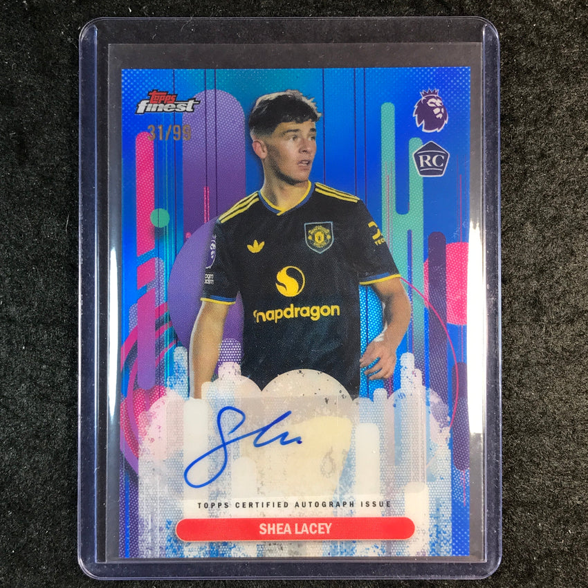 2026 Topps Finest Premier League SHEA LACEY Finest Rookie Auto Blue 31/99