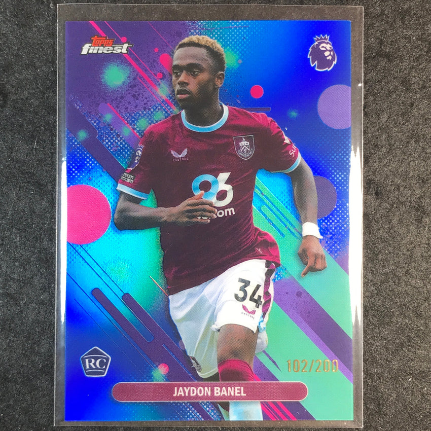 2026 Topps Finest Premier League JAYDON BANEL Rookie Common Blue /200 #23