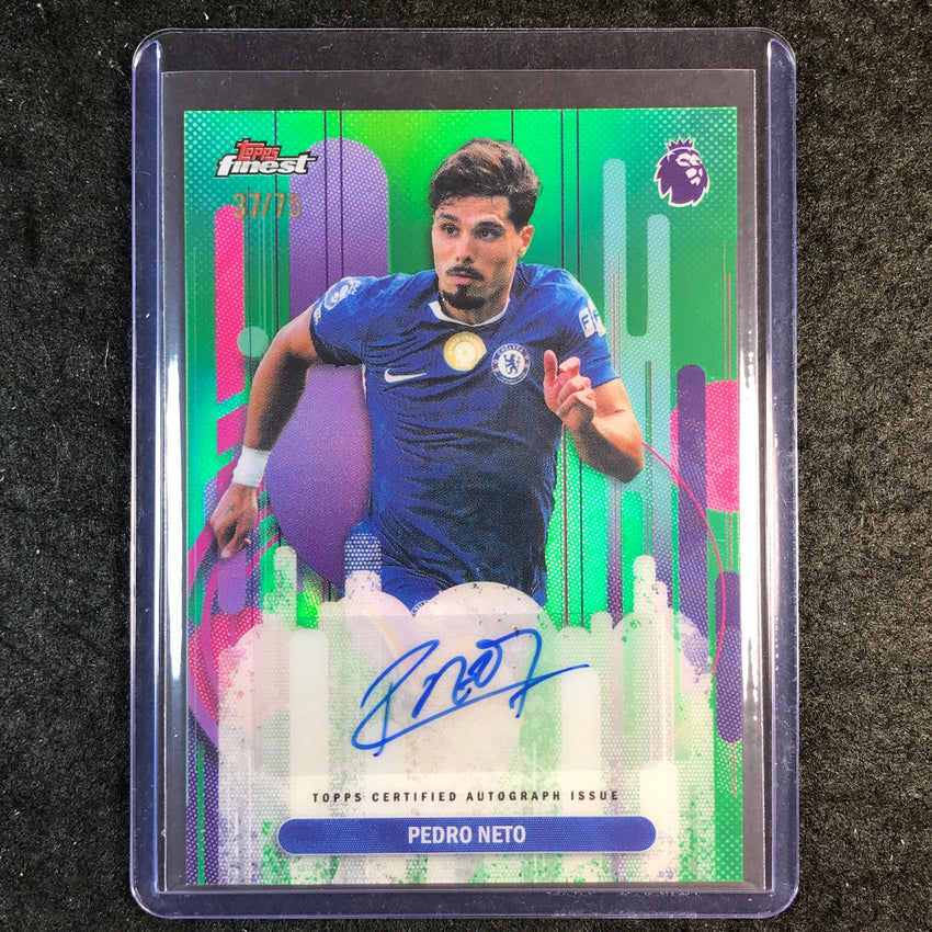 2026 Topps Finest Premier League PEDRO NETO Finest Auto Green 37/75