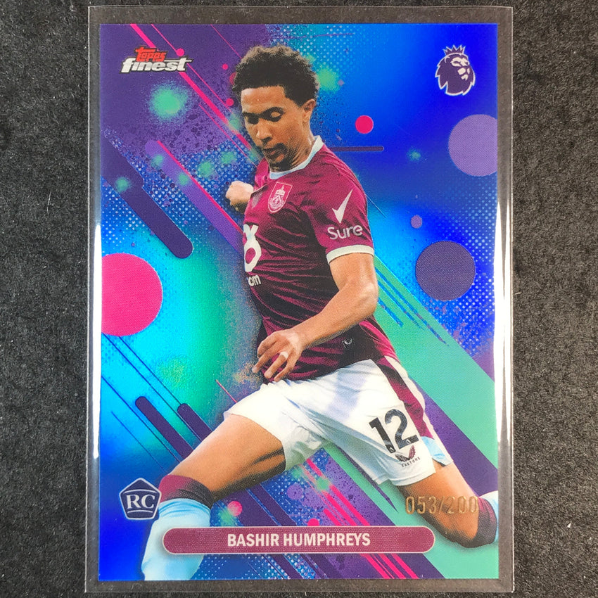 2026 Topps Finest Premier League BASHIR HUMPHREYS Rookie Common Blue /200 #24