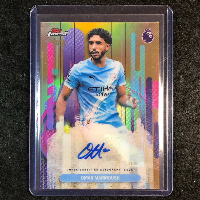 2026 Topps Finest Premier League OMAR MARMOUSH Finest Auto Gold 10/50