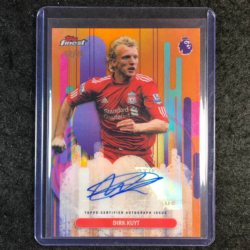 2026 Topps Finest Premier League DIRK KUYT Finest Auto Orange 2/25