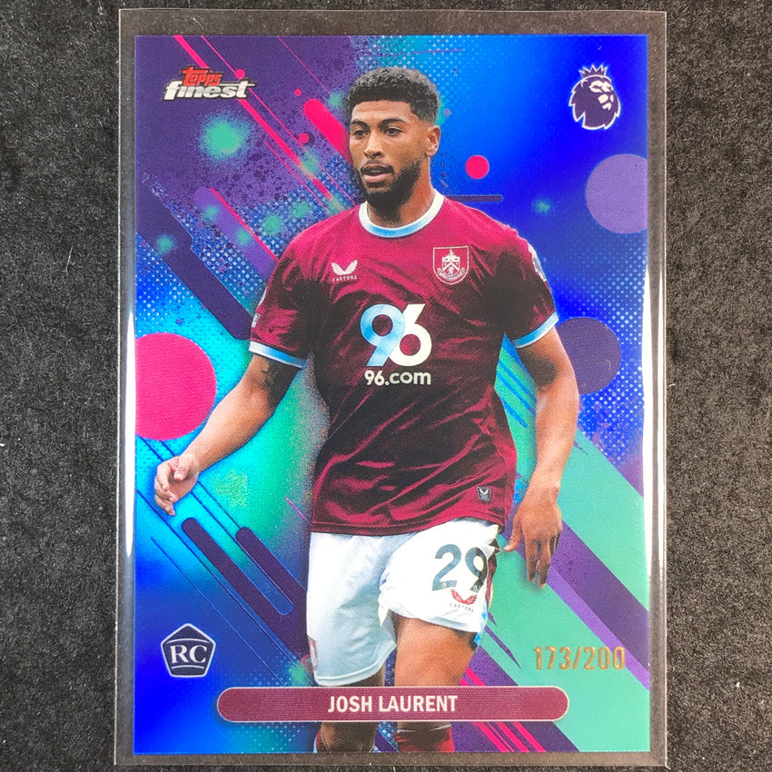 2026 Topps Finest Premier League JOSH LAURENT Rookie Common Blue /200 #27