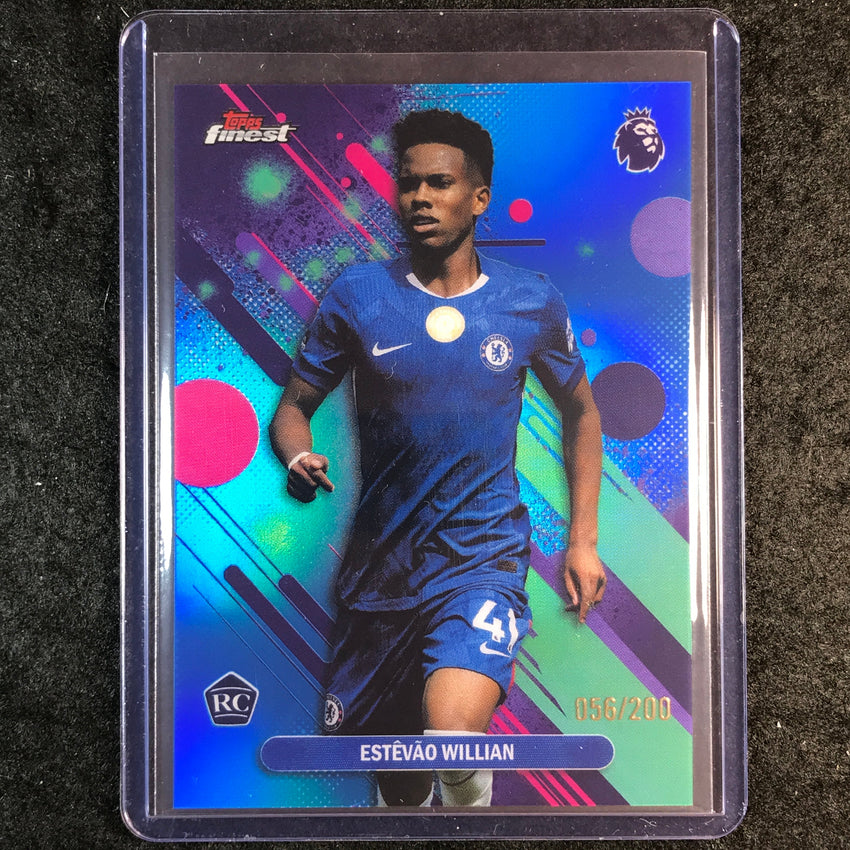 2026 Topps Finest Premier League ESTEVAO WILLIAN Rookie Common Blue /200 #28