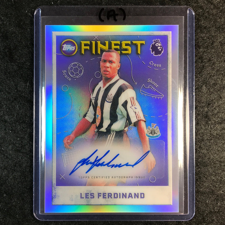 2026 Topps Finest Premier League LES FERDINAND Finest Seasons Auto #FS-LF (A)
