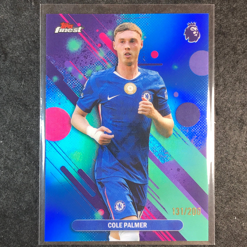 2026 Topps Finest Premier League COLE PALMER Common Blue /200 #29