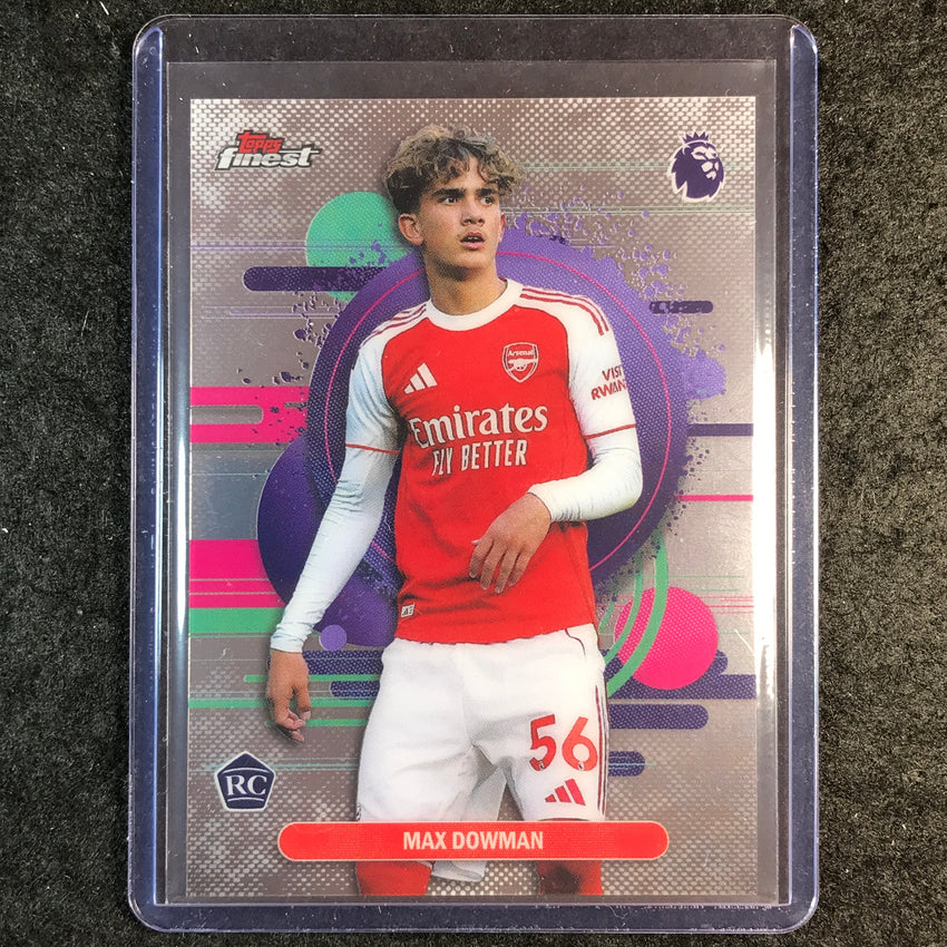 2026 Topps Finest Premier League MAX DOWMAN Uncommon Rookie Base #108