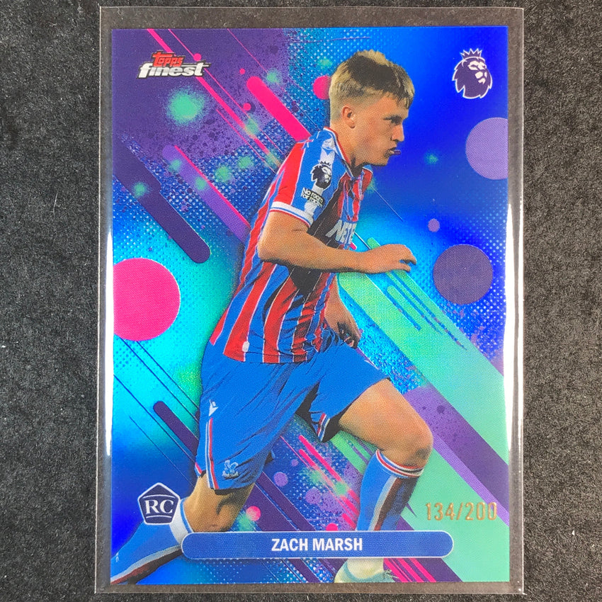 2026 Topps Finest Premier League ZACH MARSH Rookie Common Blue /200 #34