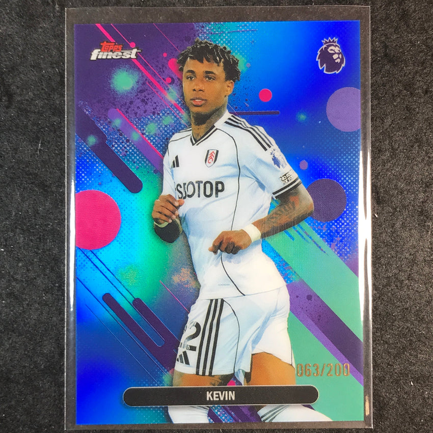 2026 Topps Finest Premier League KEVIN Common Blue /200 #45