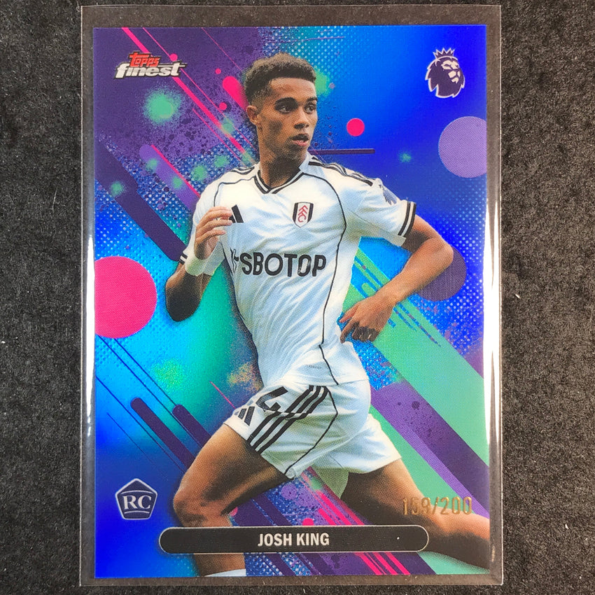 2026 Topps Finest Premier League JOSH KING Rookie Common Blue /200 #46