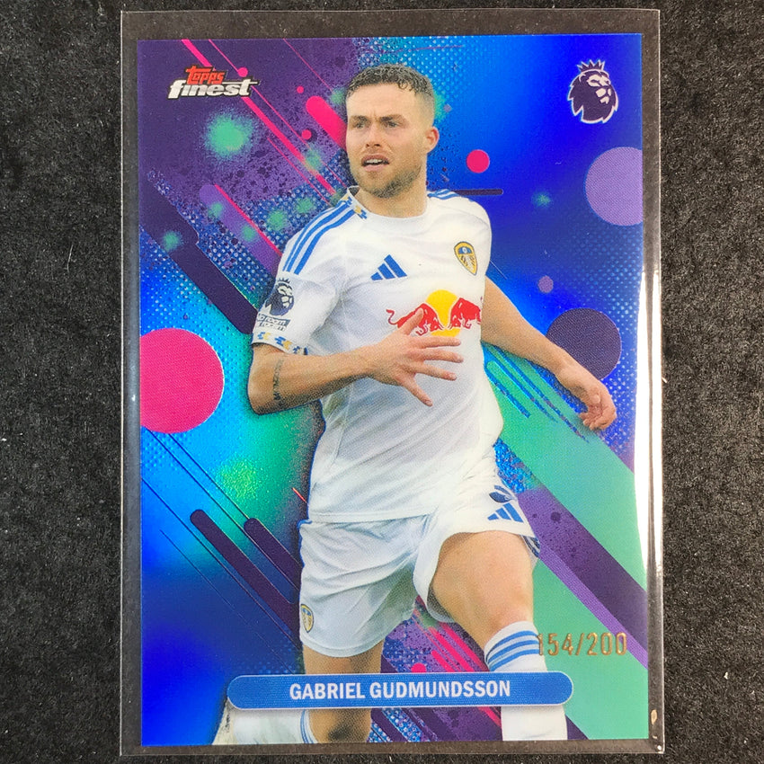 2026 Topps Finest Premier League GABRIEL GUDMUNDSSON Common Blue /200 #47