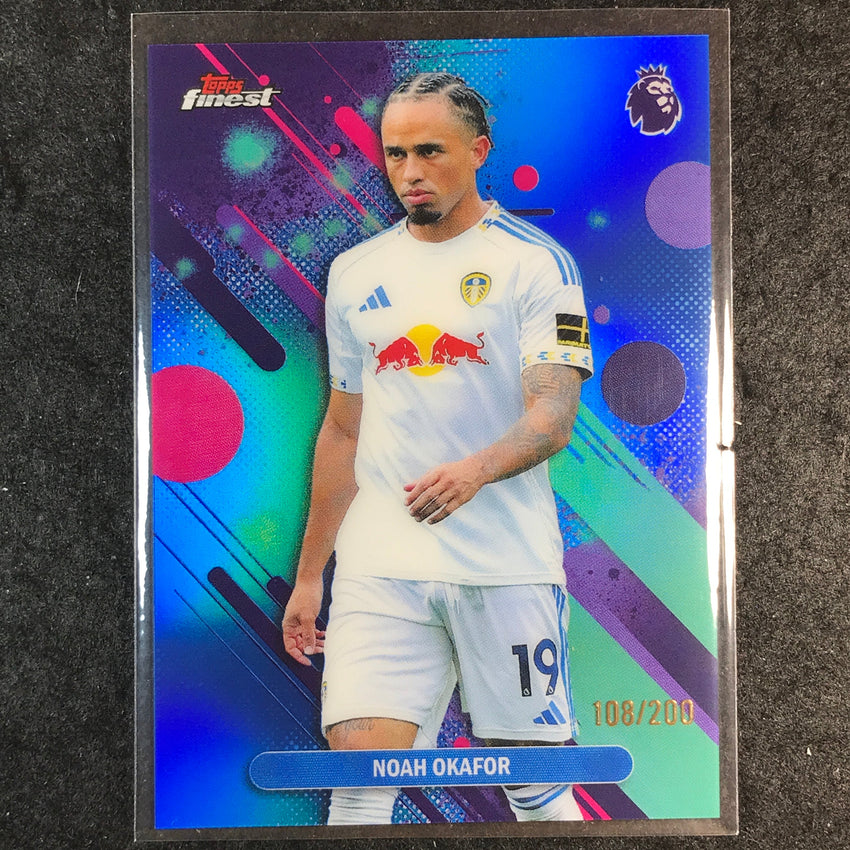 2026 Topps Finest Premier League NOAH OKAFOR Common Blue /200 #48