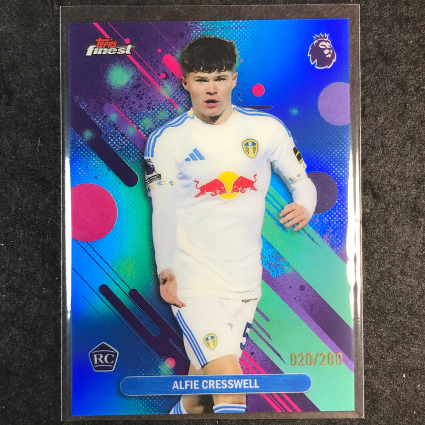 2026 Topps Finest Premier League ALFIE CRESSWELL Rookie Common Blue /200 #52