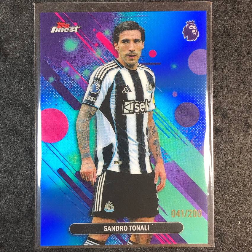 2026 Topps Finest Premier League SANDRO TONALI Common Blue /200 #73