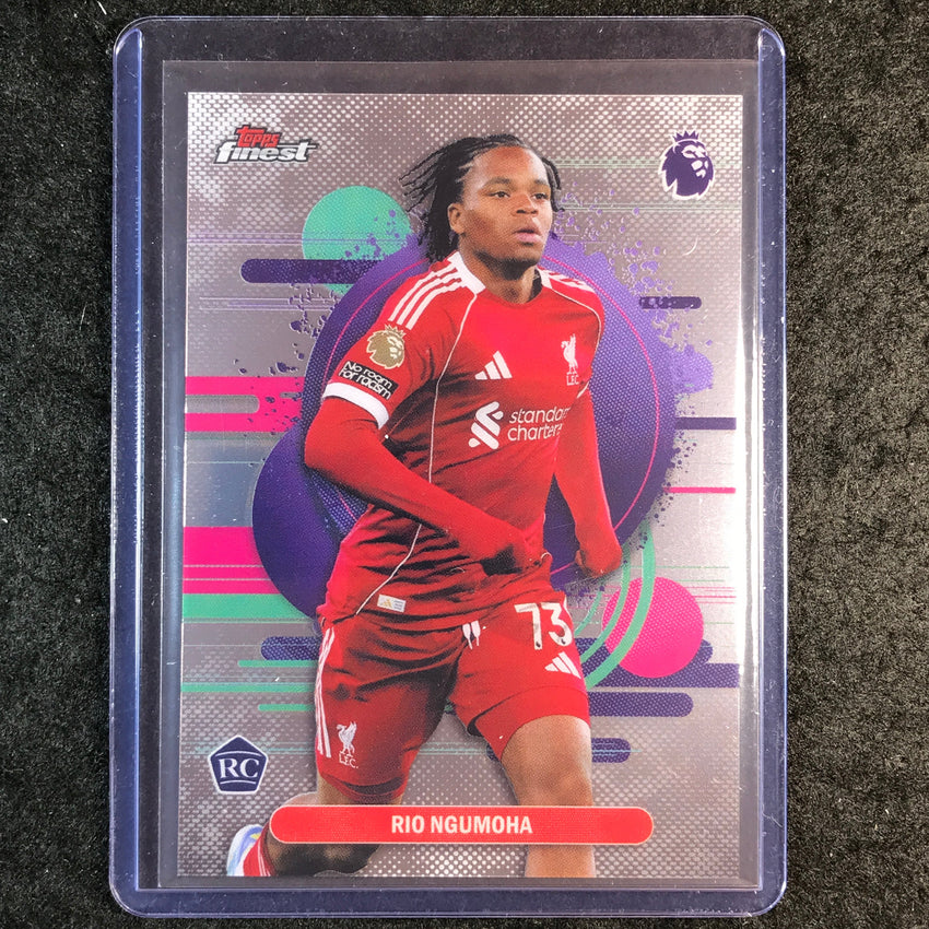 2026 Topps Finest Premier League RIO NGUMOHA Uncommon Rookie Base #155