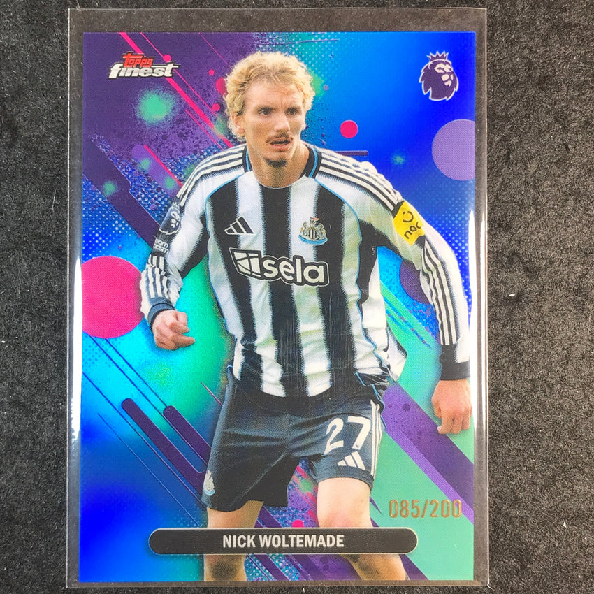2026 Topps Finest Premier League NICK WOLTEMADE Common Blue /200 #77