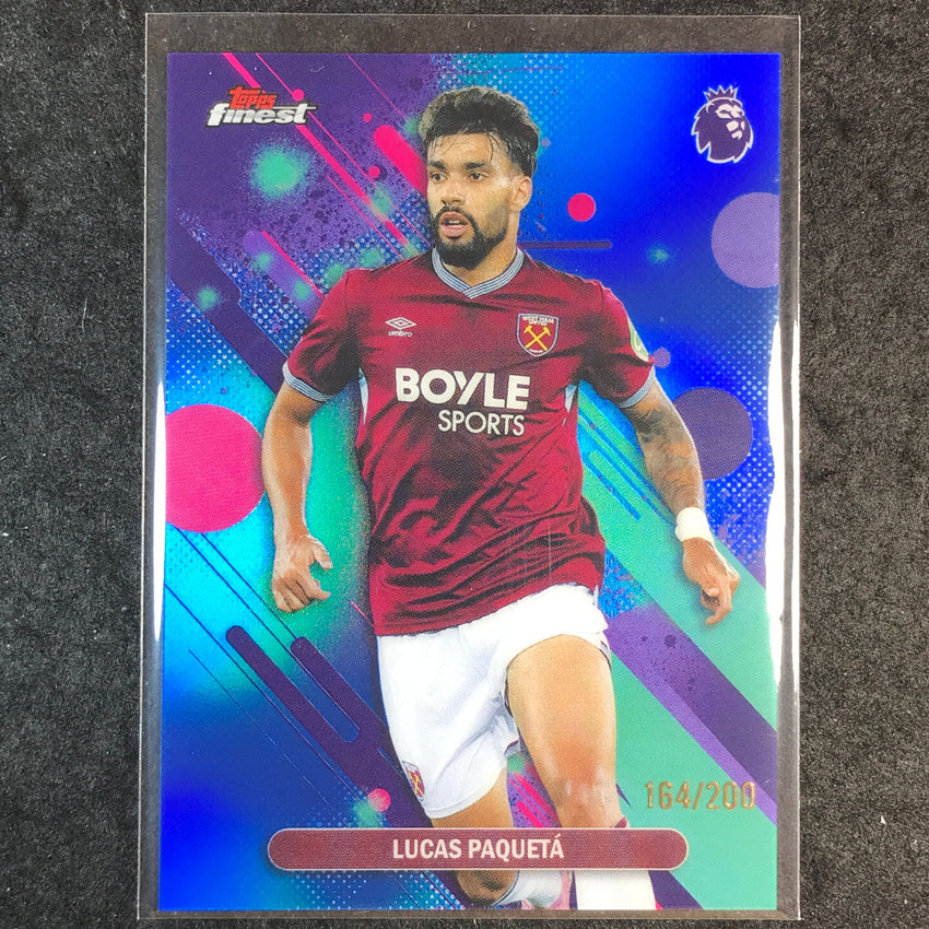 2026 Topps Finest Premier League LUCAS PAQUETA Common Blue /200 #94